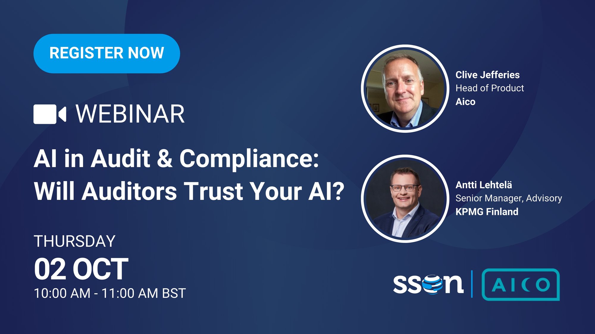 Aico x SSON October Webinar Speaker Banner Aico x SSON October Webinar Speaker Banner